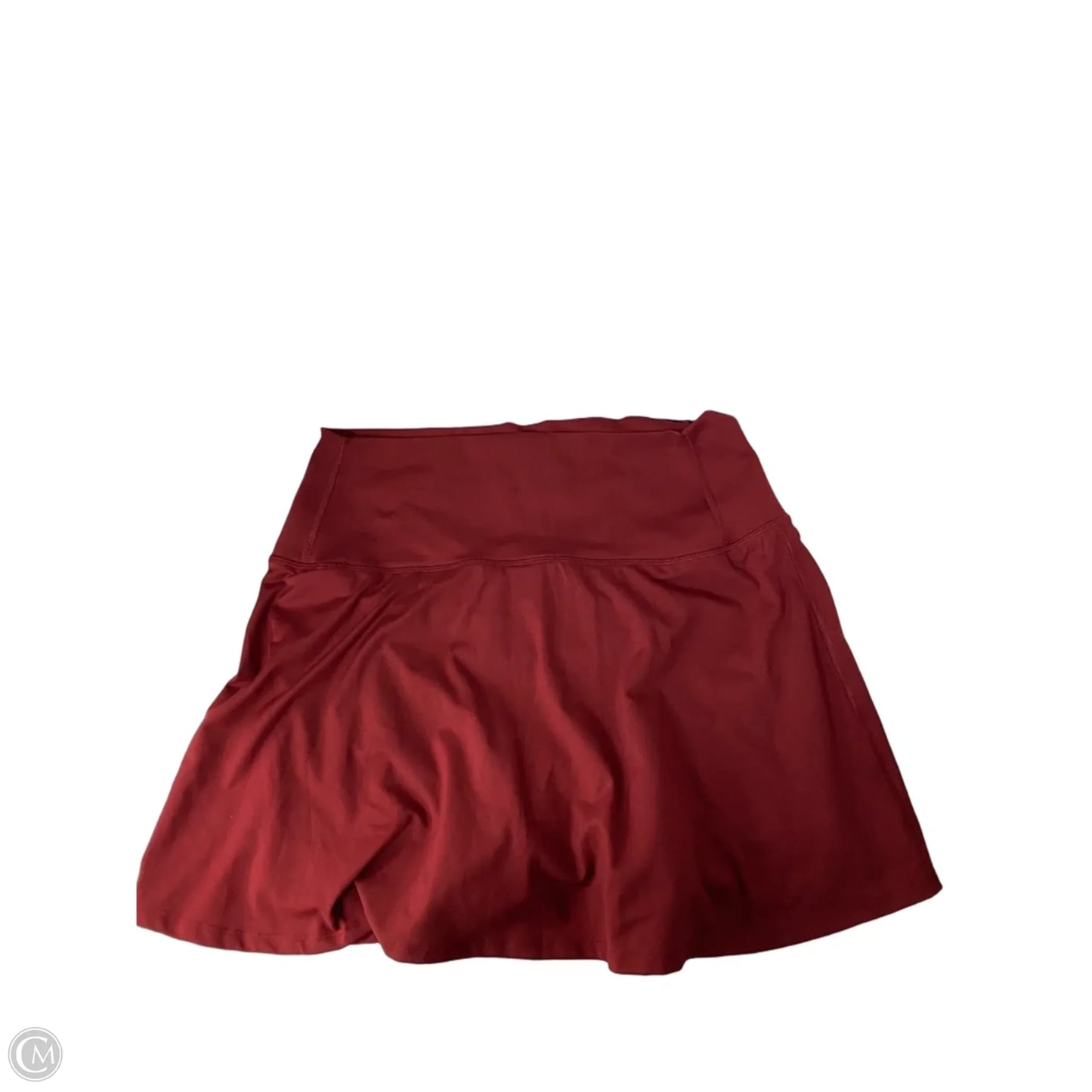 Athletic Skort By 90 Degrees By Reflex In Maroon, Size: L