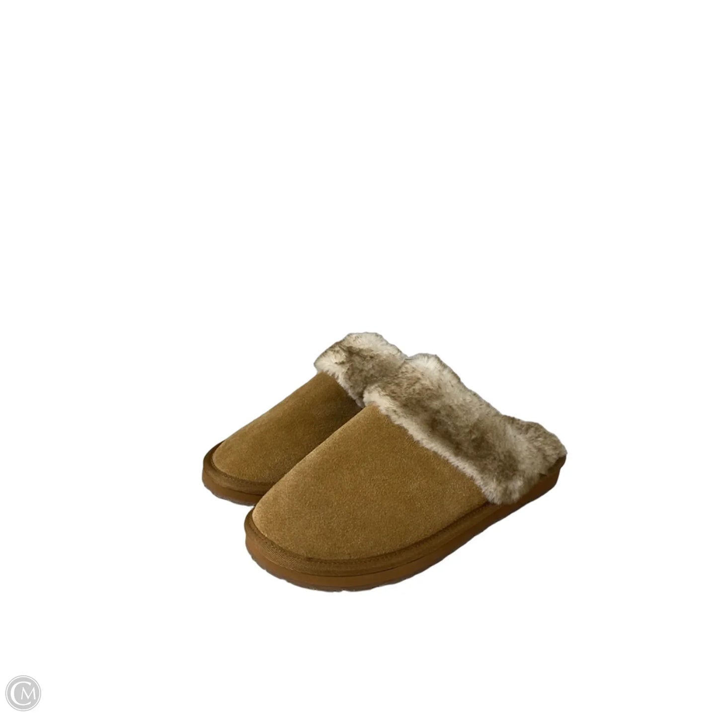 Slippers By Clarks In Cream & Tan, Size: 7