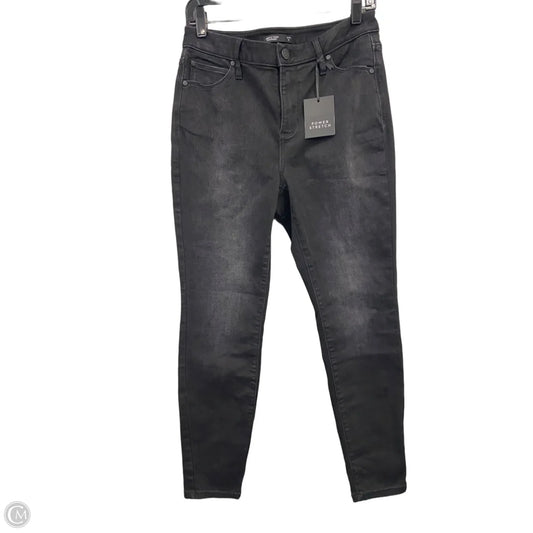 Jeans Skinny By Simply Vera In Black Denim, Size: 10