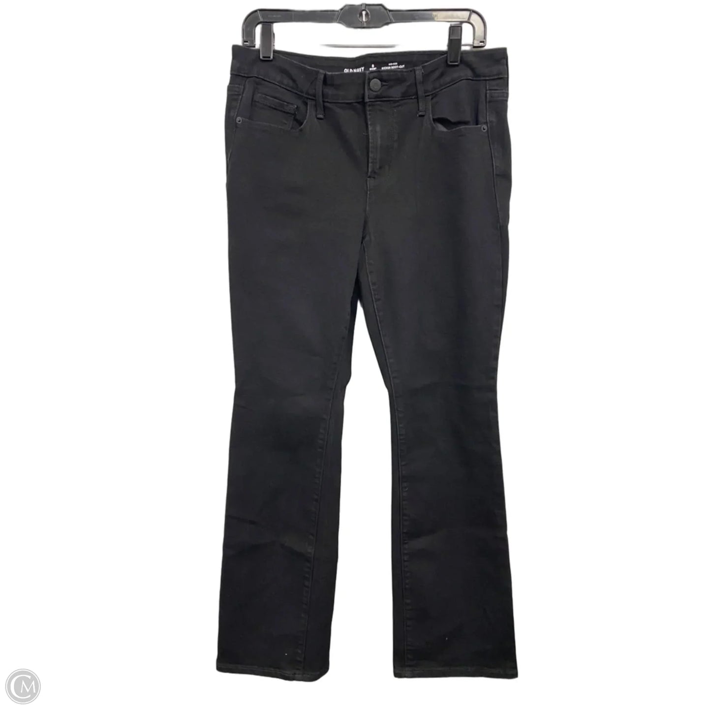 Jeans Boot Cut By Old Navy In Black Denim, Size: 8