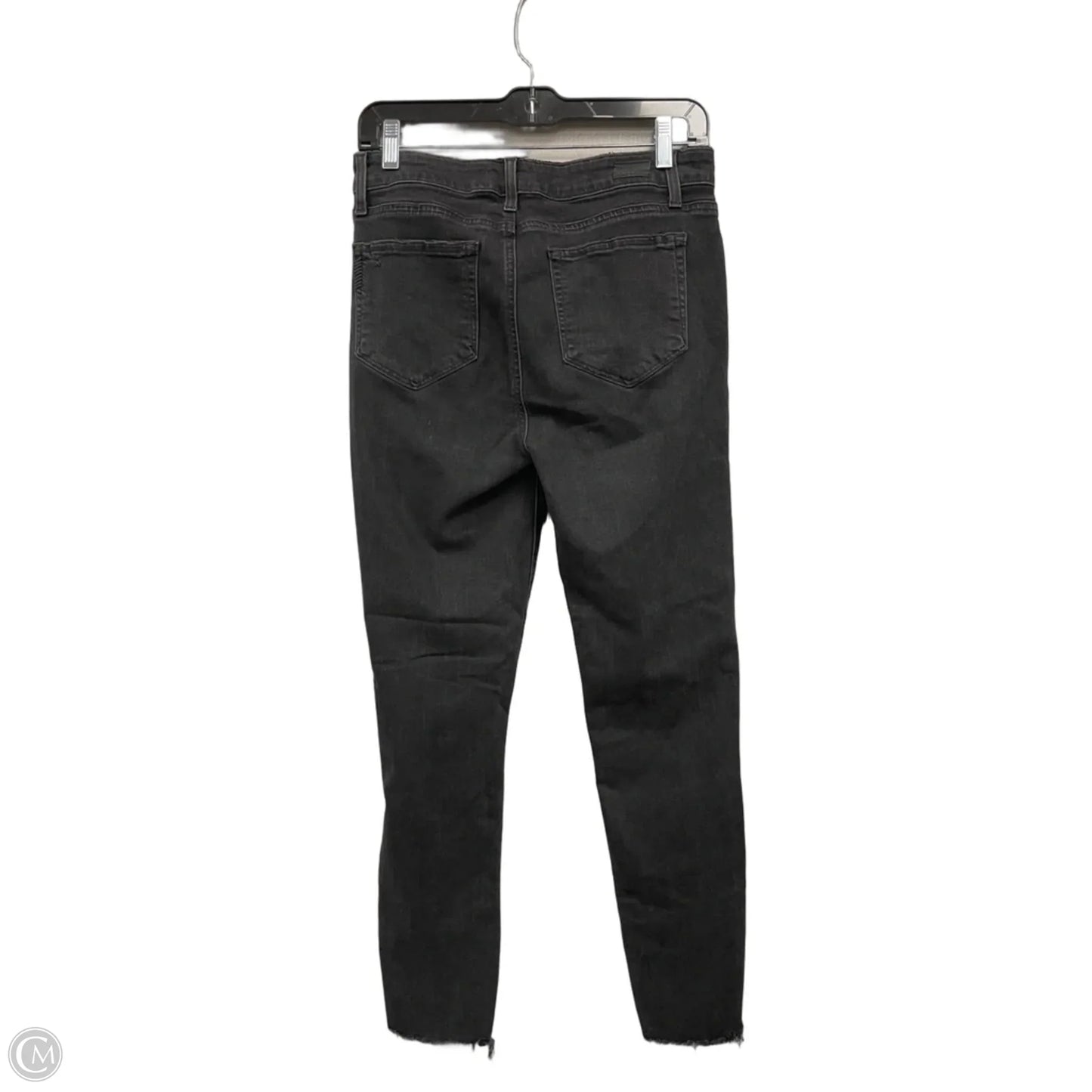 Jeans Skinny By Paige In Black Denim, Size: 8