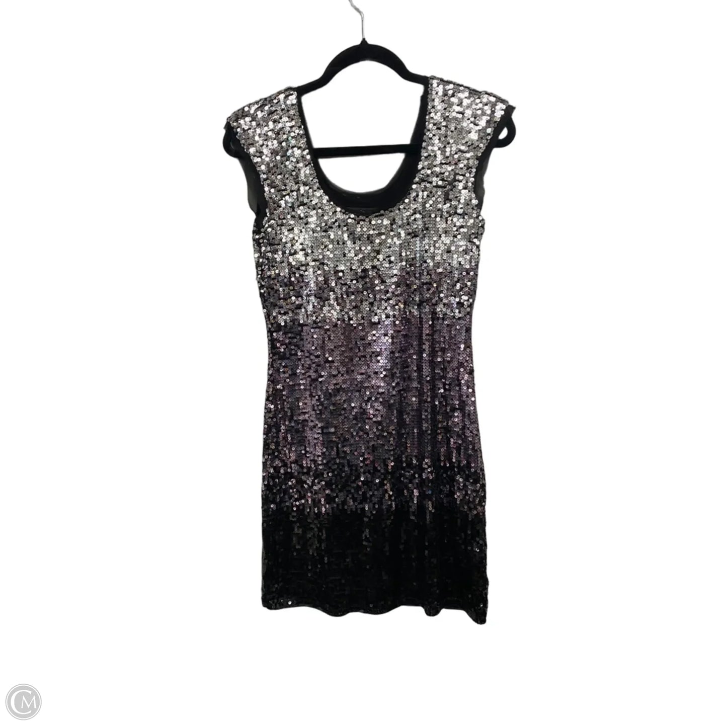 Dress Party Short By White House Black Market In Black & Silver, Size: S