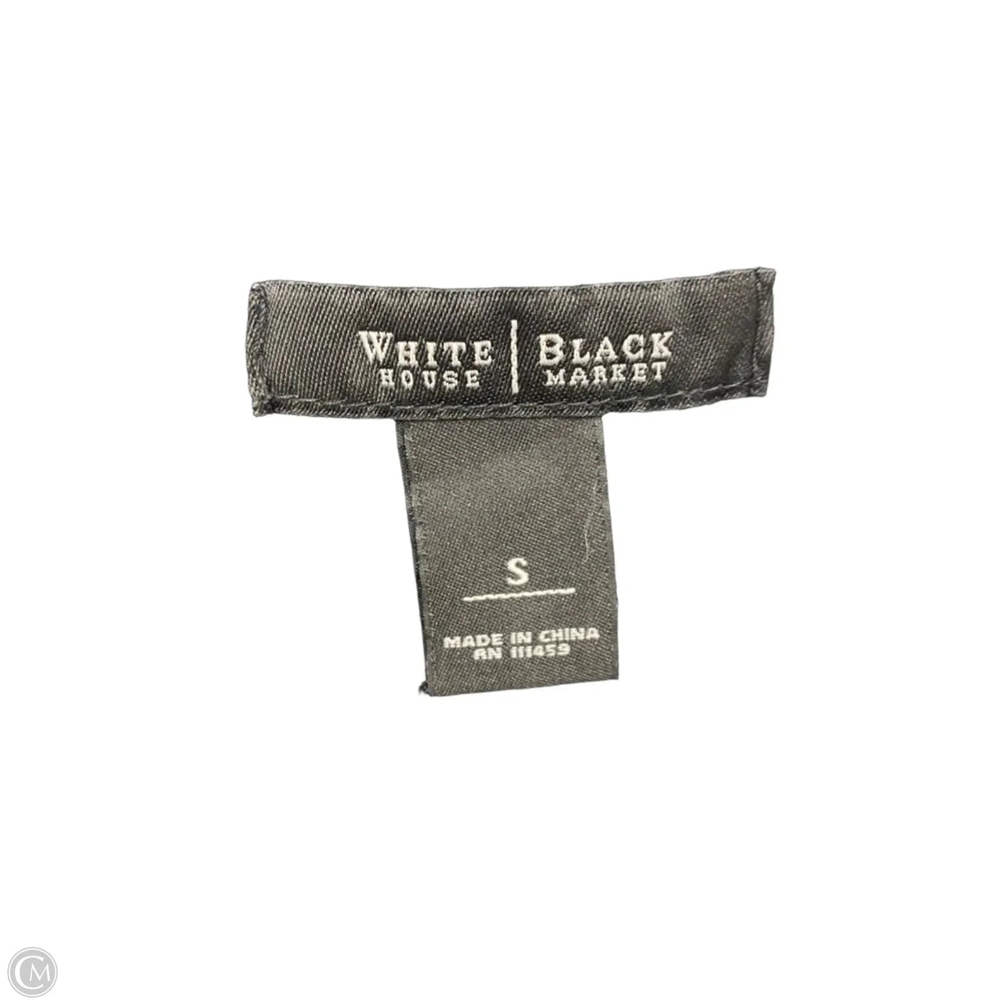 Dress Party Short By White House Black Market In Black & Silver, Size: S