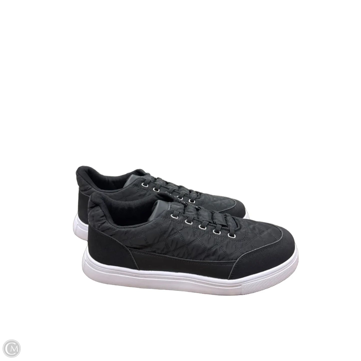Shoes Sneakers By Clothes Mentor In Black & White, Size: 10.5