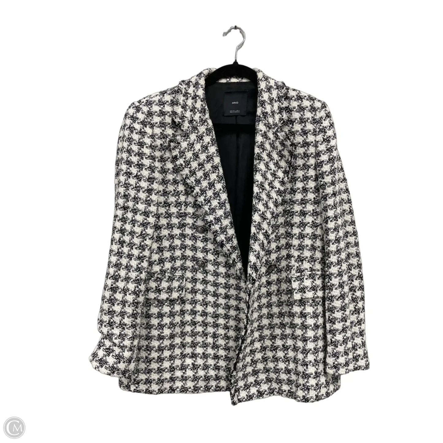 Blazer By Mng In Black & White, Size: L