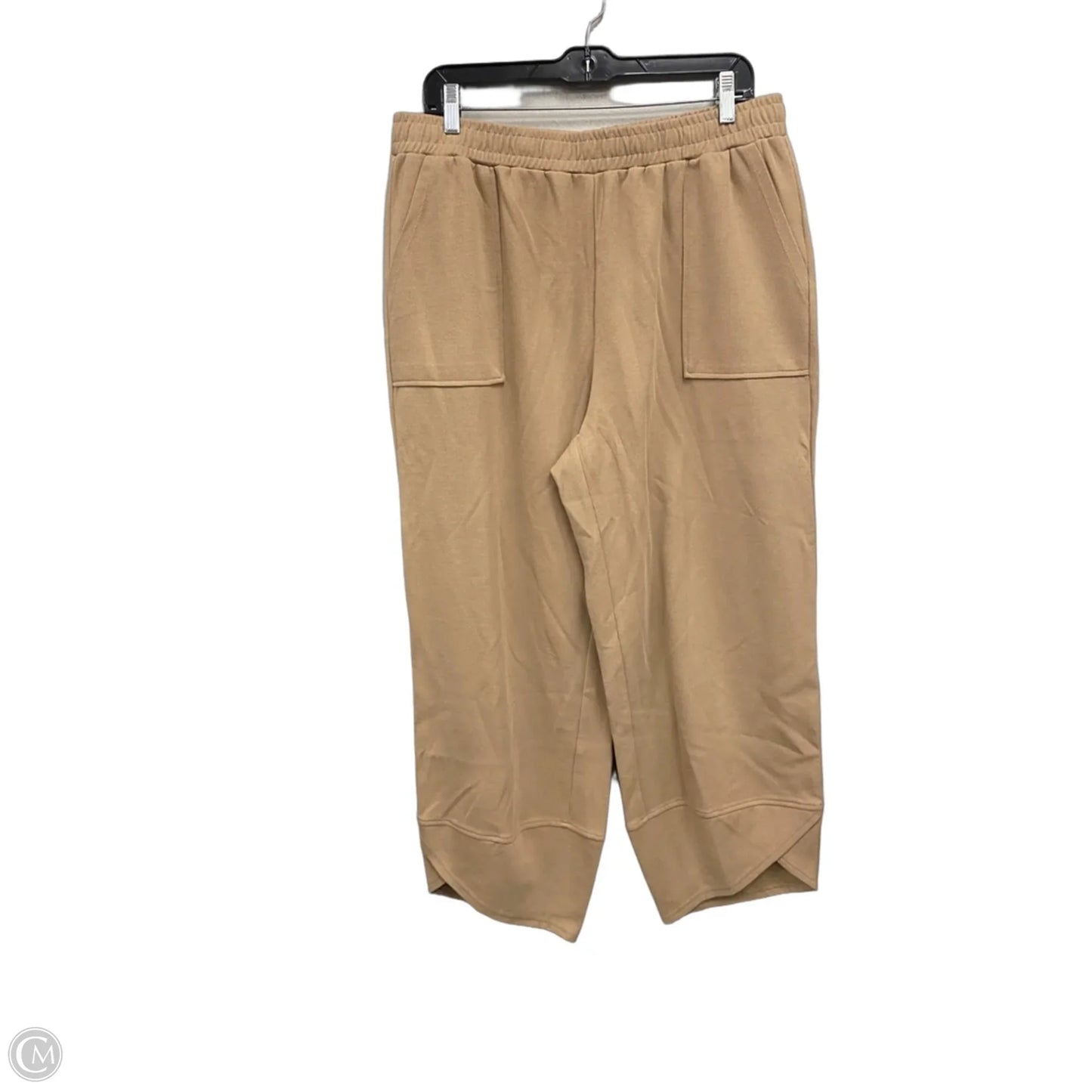 Pants Wide Leg By Trendy Queen In Tan, Size: Xl