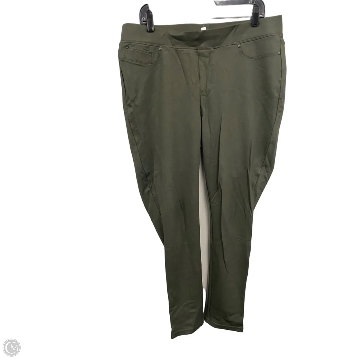 Pants Dress By Seven 7 In Green, Size: Xl
