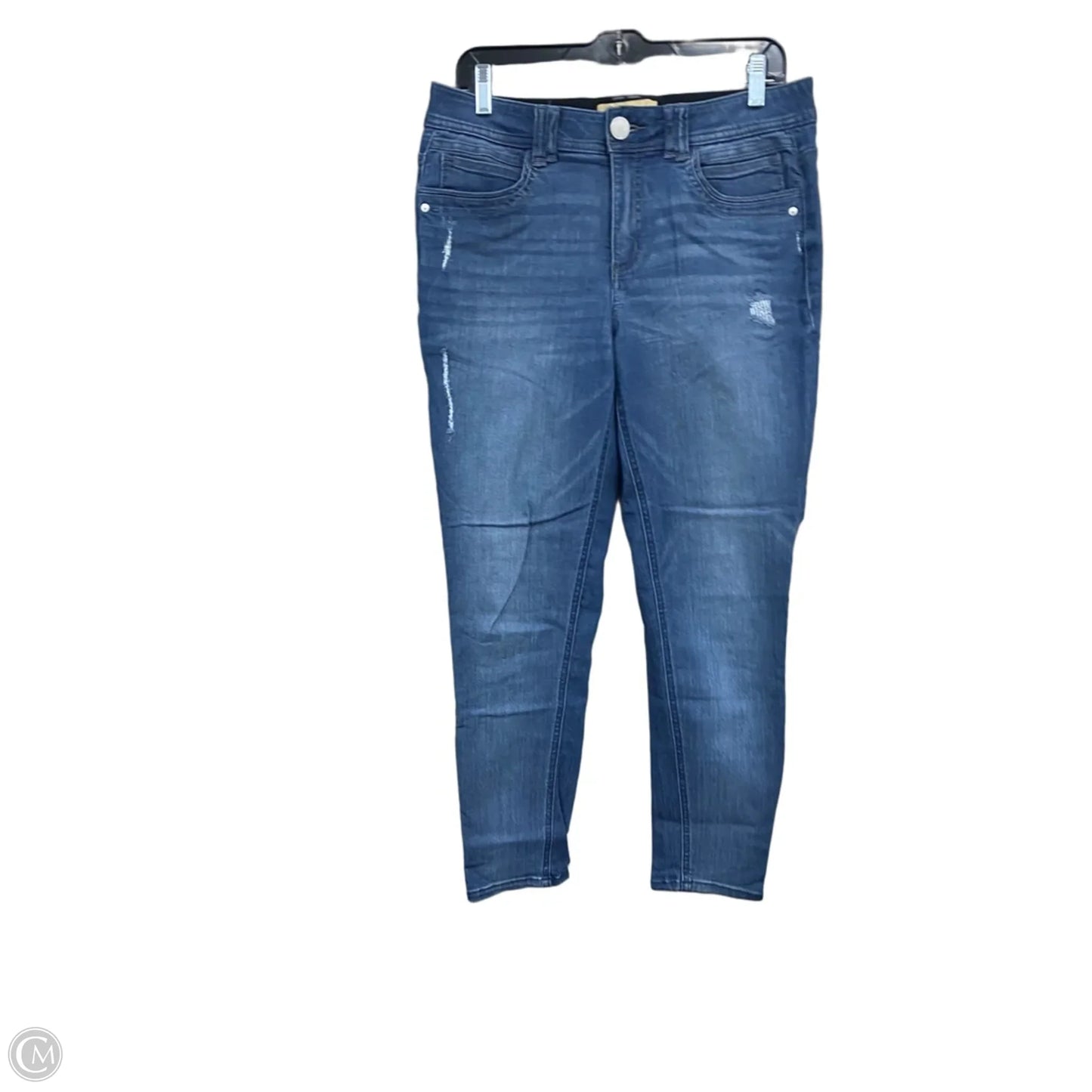 Jeans Skinny By Democracy In Blue Denim, Size: 10