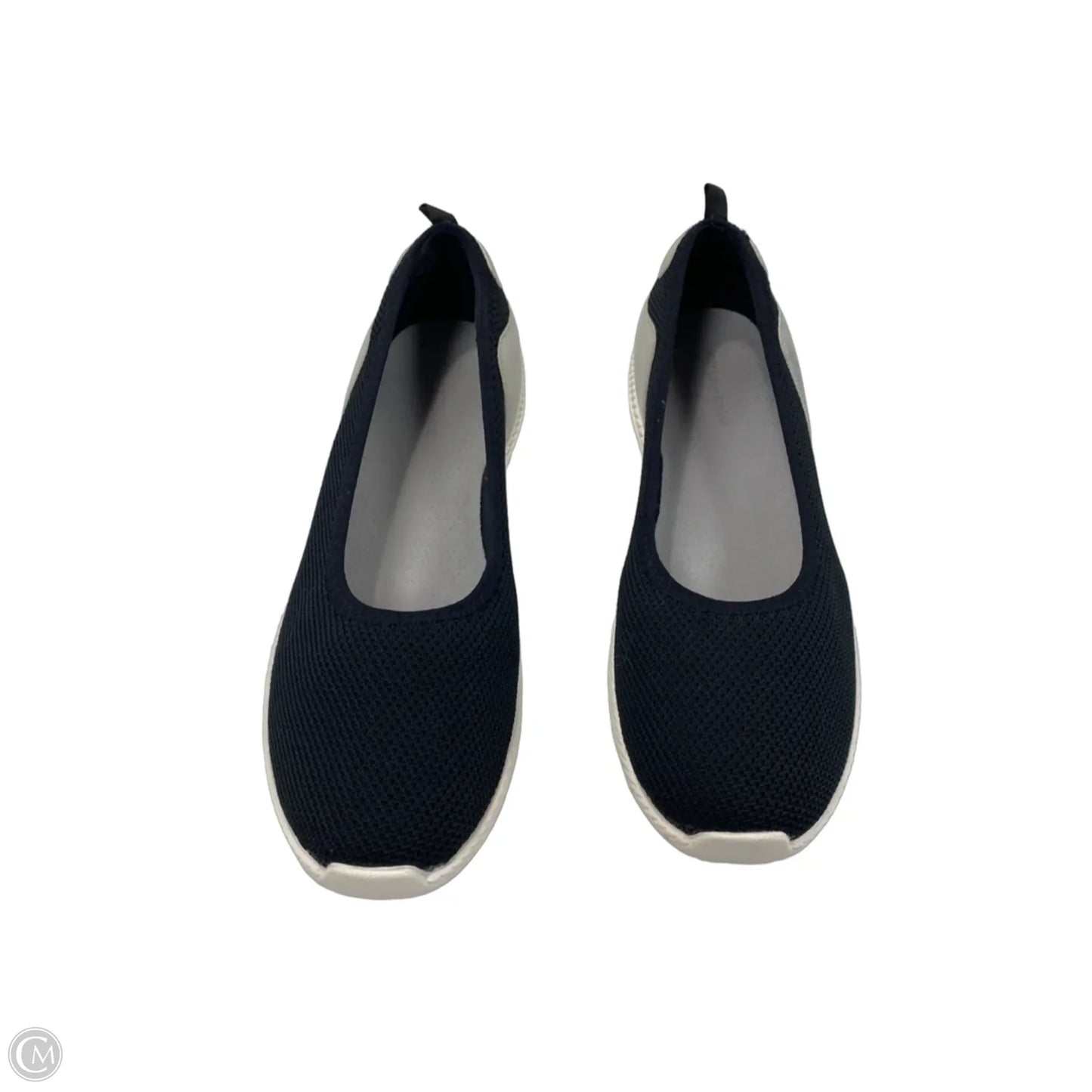 Shoes Flats By Easy Spirit In Black & White, Size: 10