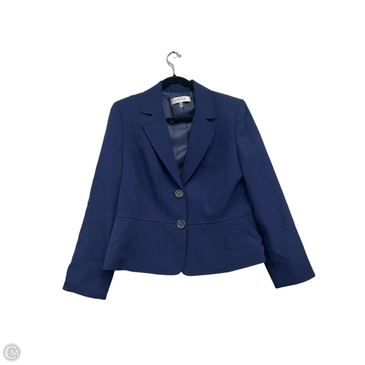 Blazer By Kasper In Blue, Size: 14p