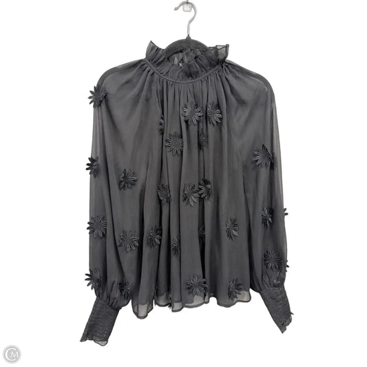 Top Long Sleeve By French Connection In Black, Size: Xs
