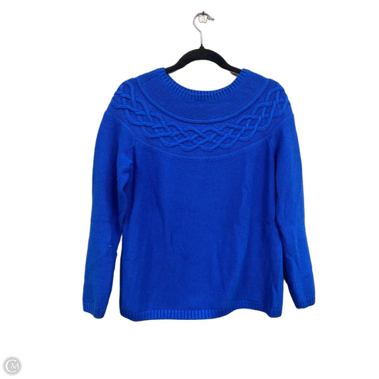 Sweater By Talbots In Blue, Size: M