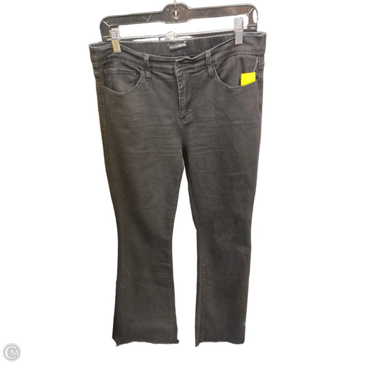 Jeans Flared By Fashion Nova In Black Denim, Size: Xl