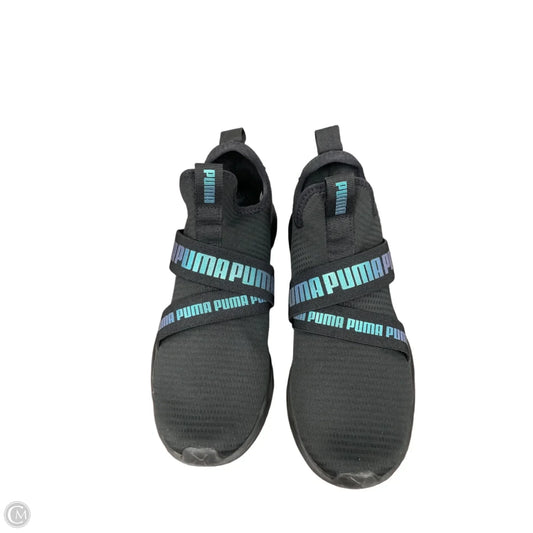 Shoes Sneakers By Puma In Black & Blue, Size: 9.5