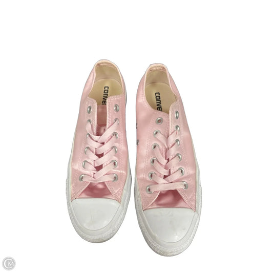 Shoes Sneakers By Converse In Pink & White, Size: 8.5