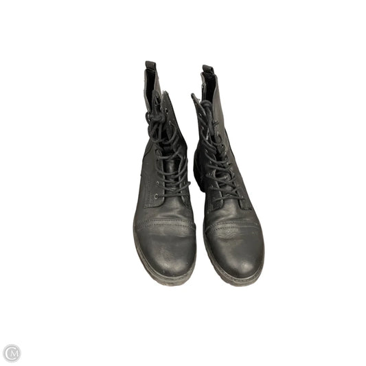 Boots Combat By Universal Thread In Black, Size: 9.5