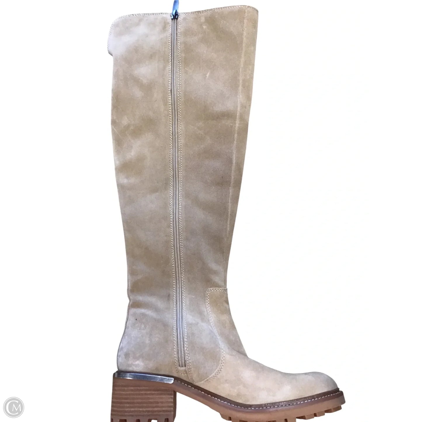 Boots Knee Flats By Vince Camuto In Tan, Size: 7.5