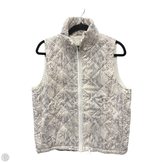 Vest Puffer & Quilted By Lou And Grey In Snakeskin Print, Size: S