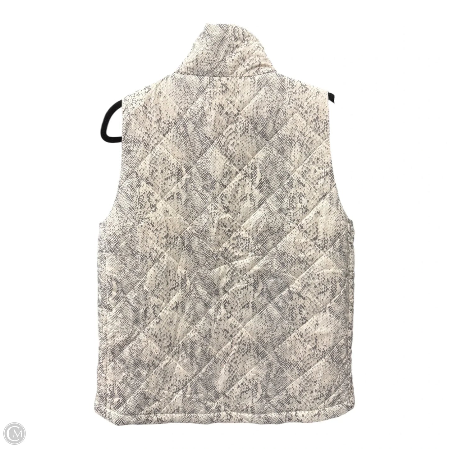 Vest Puffer & Quilted By Lou And Grey In Snakeskin Print, Size: S