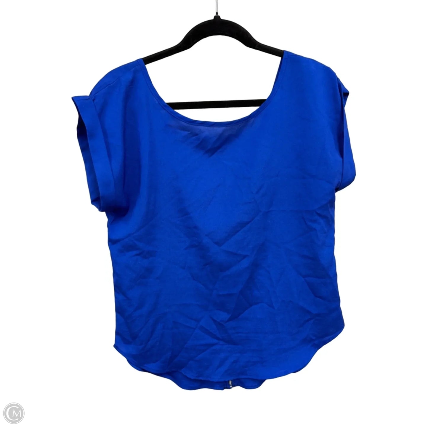 Top Short Sleeve By Clothes Mentor In Blue, Size: M