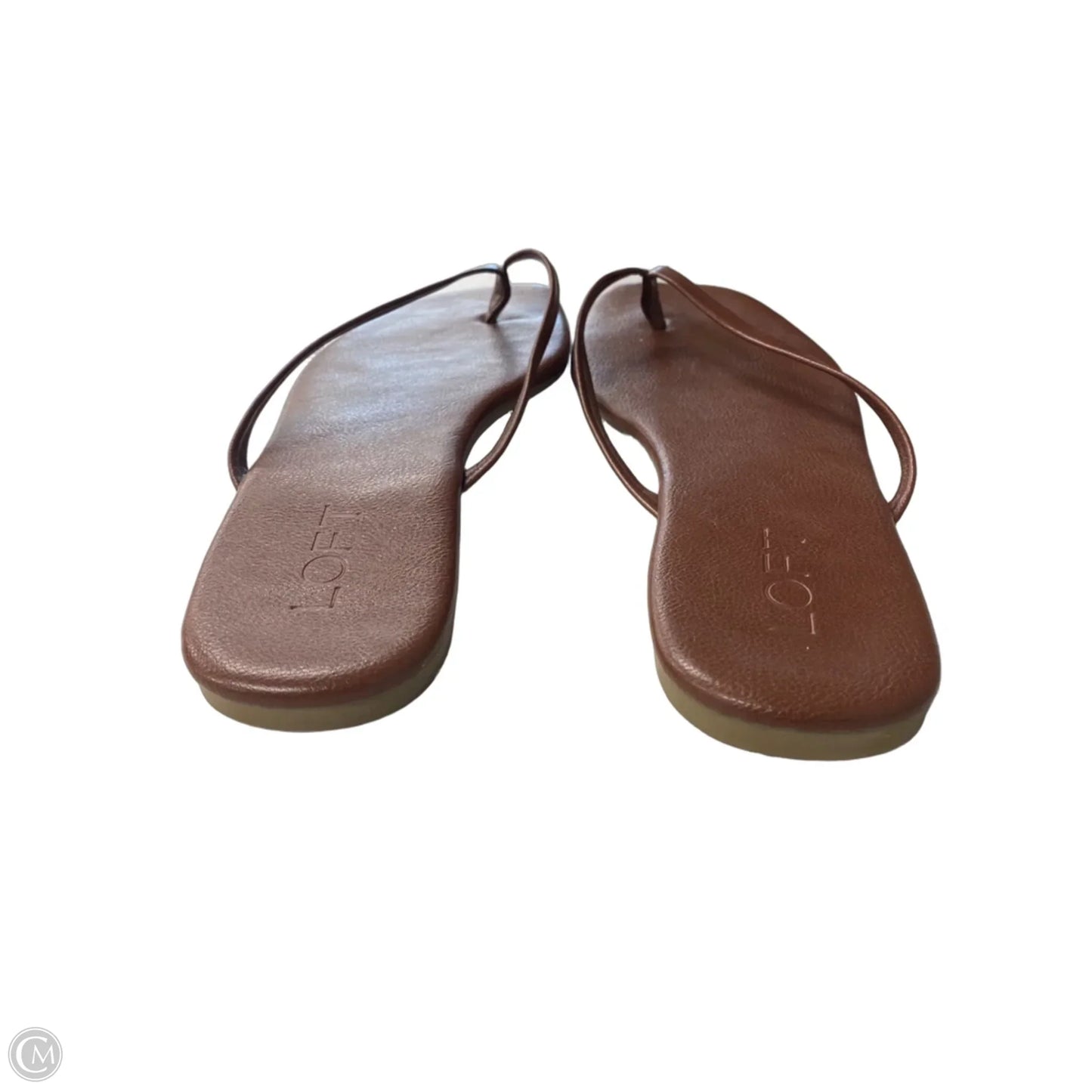 Shoes Flats By Loft In Brown, Size: 10