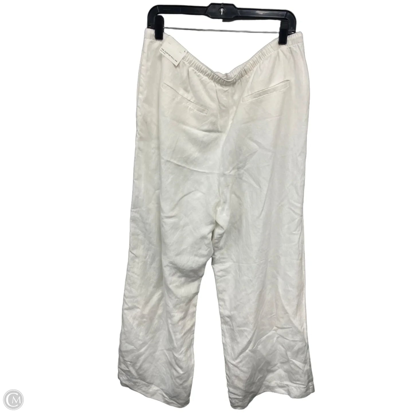 Pants Linen By Loft In White, Size: L