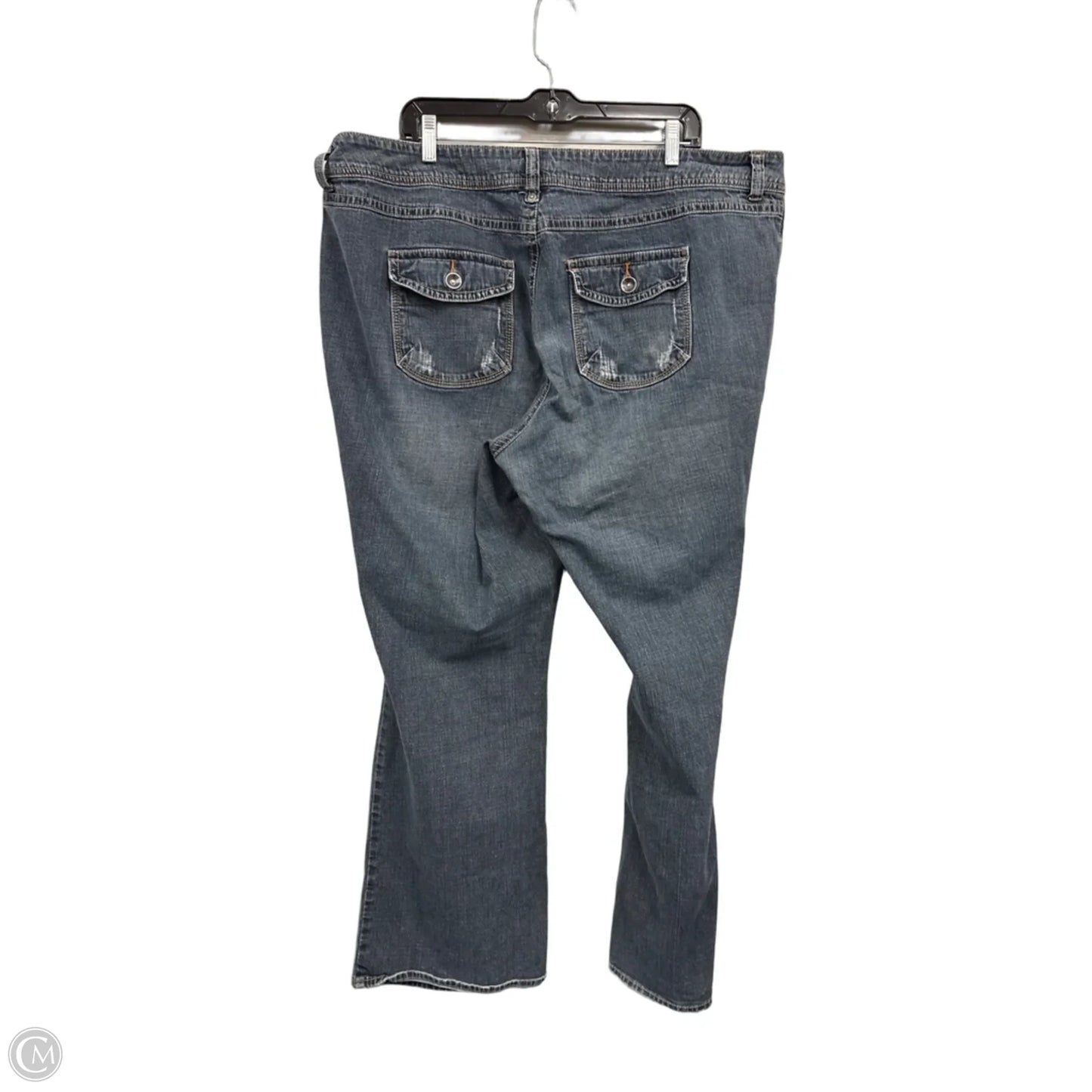Jeans Boot Cut By Apt 9 In Blue, Size: 22