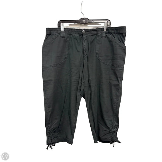 Pants Cropped By Lee In Black, Size: 24