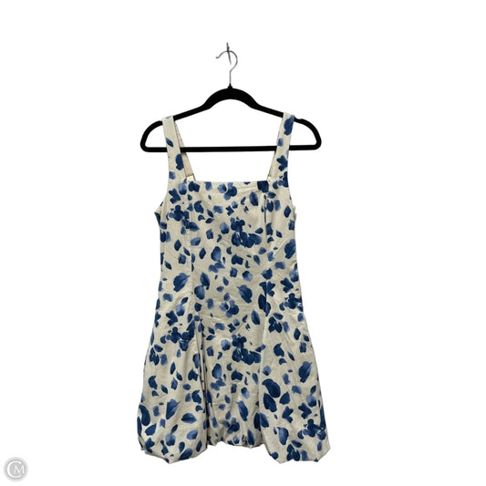 Dress Casual Short By Abercrombie And Fitch In Blue & Cream, Size: M
