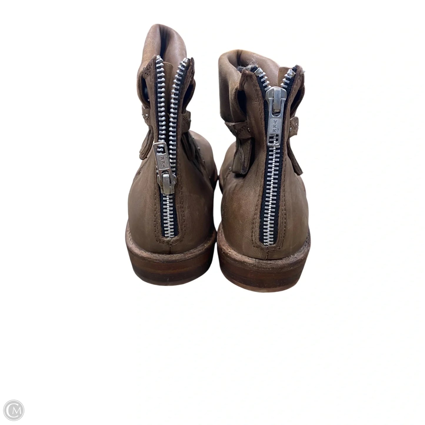 Boots Ankle Flats By Free People In Brown, Size: 7.5