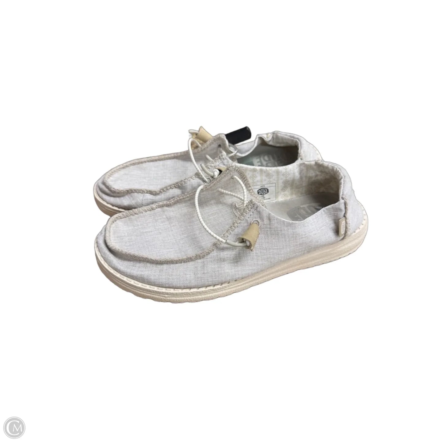 Shoes Flats By Hey Dude In Grey, Size: 8