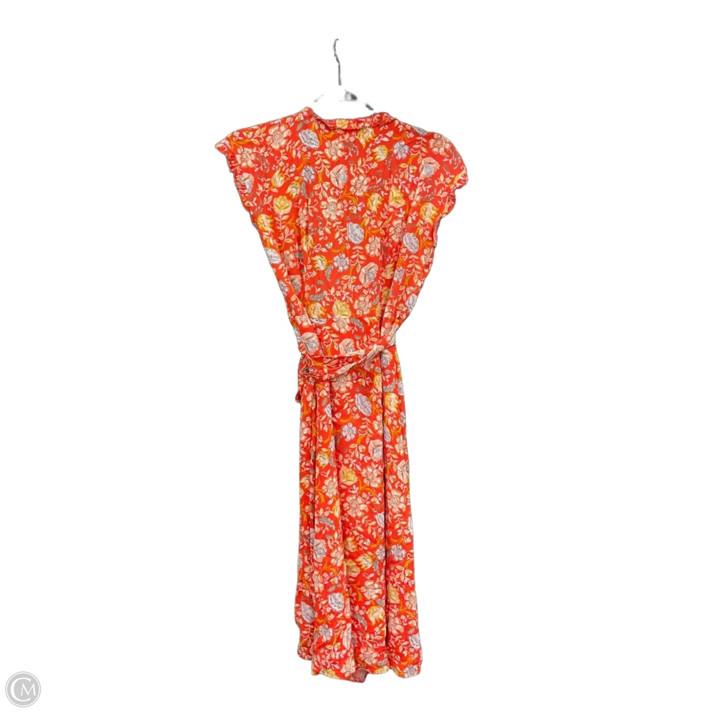 Dress Casual Midi By Loft In Orange, Size: 0