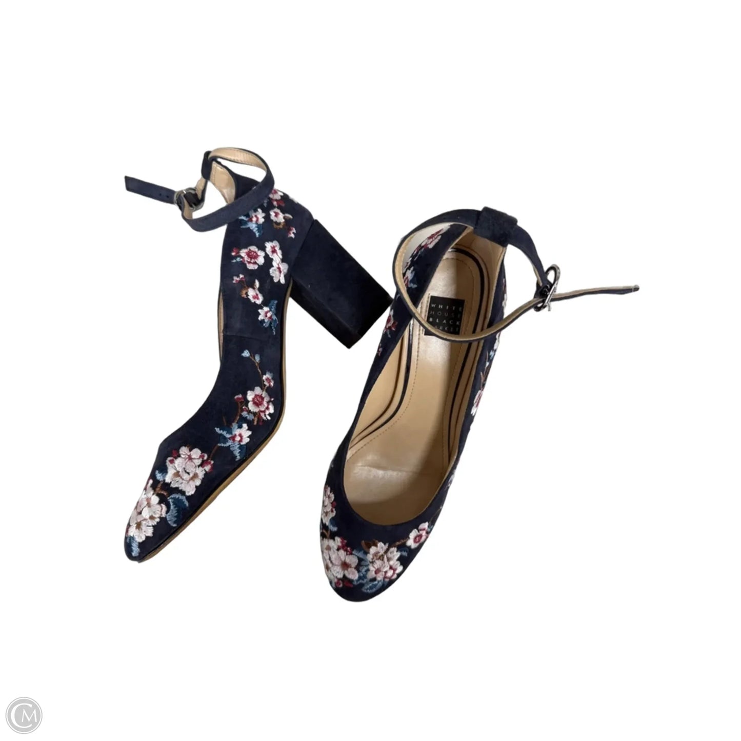 Shoes Heels Block By White House Black Market In Navy, Size: 6.5