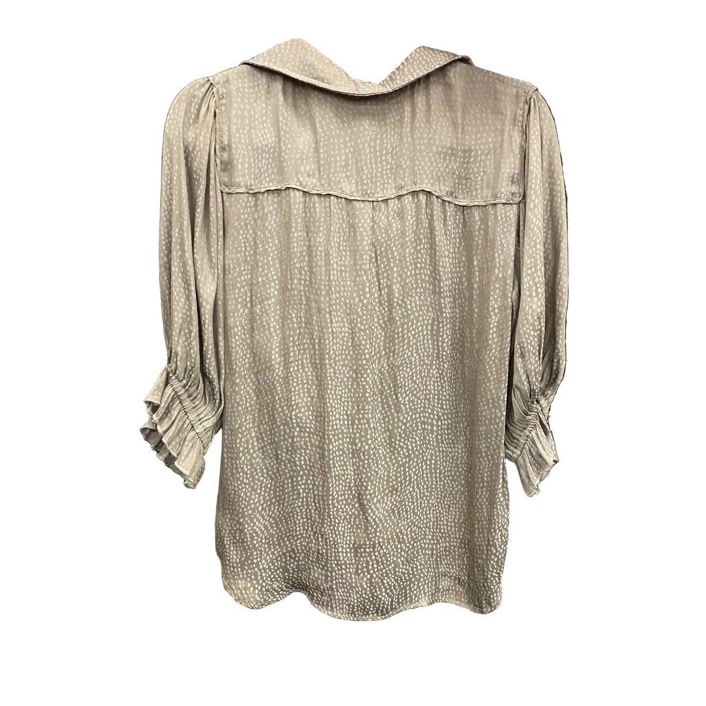 Top Long Sleeve By Democracy In Grey, Size: M