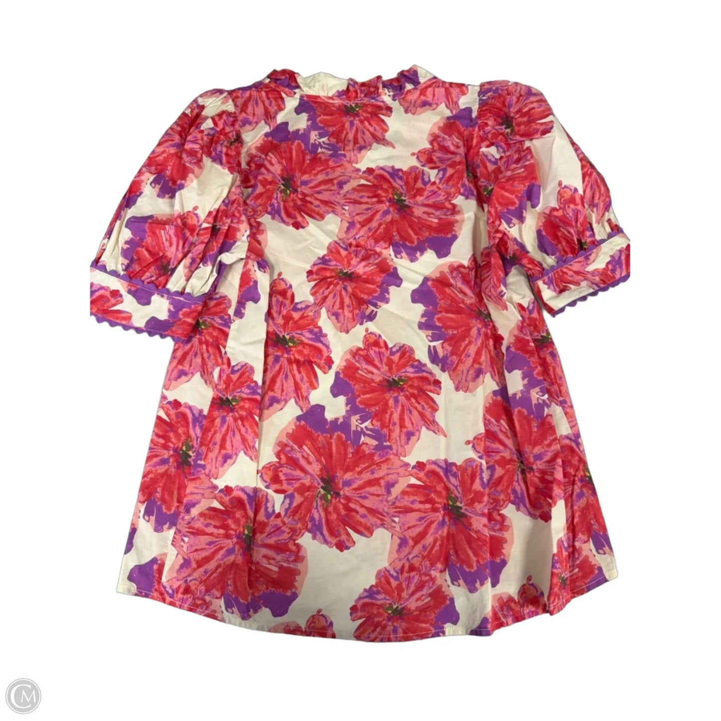 Top Short Sleeve By Entro In Purple & Red, Size: S