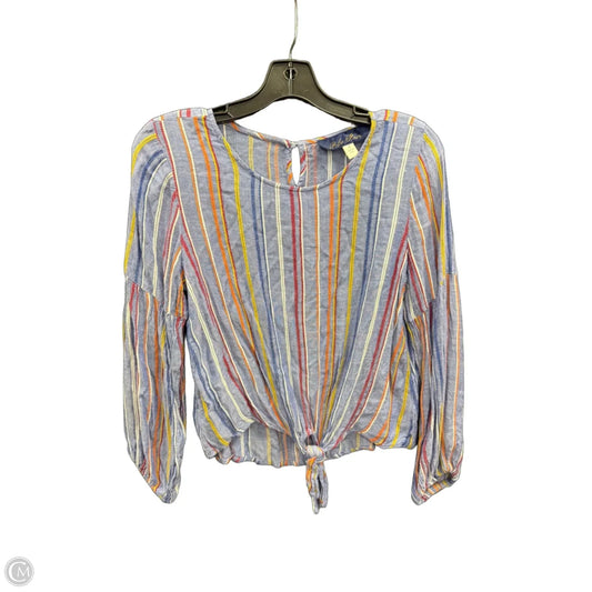 Top Long Sleeve By Blue Rain In Blue, Size: S