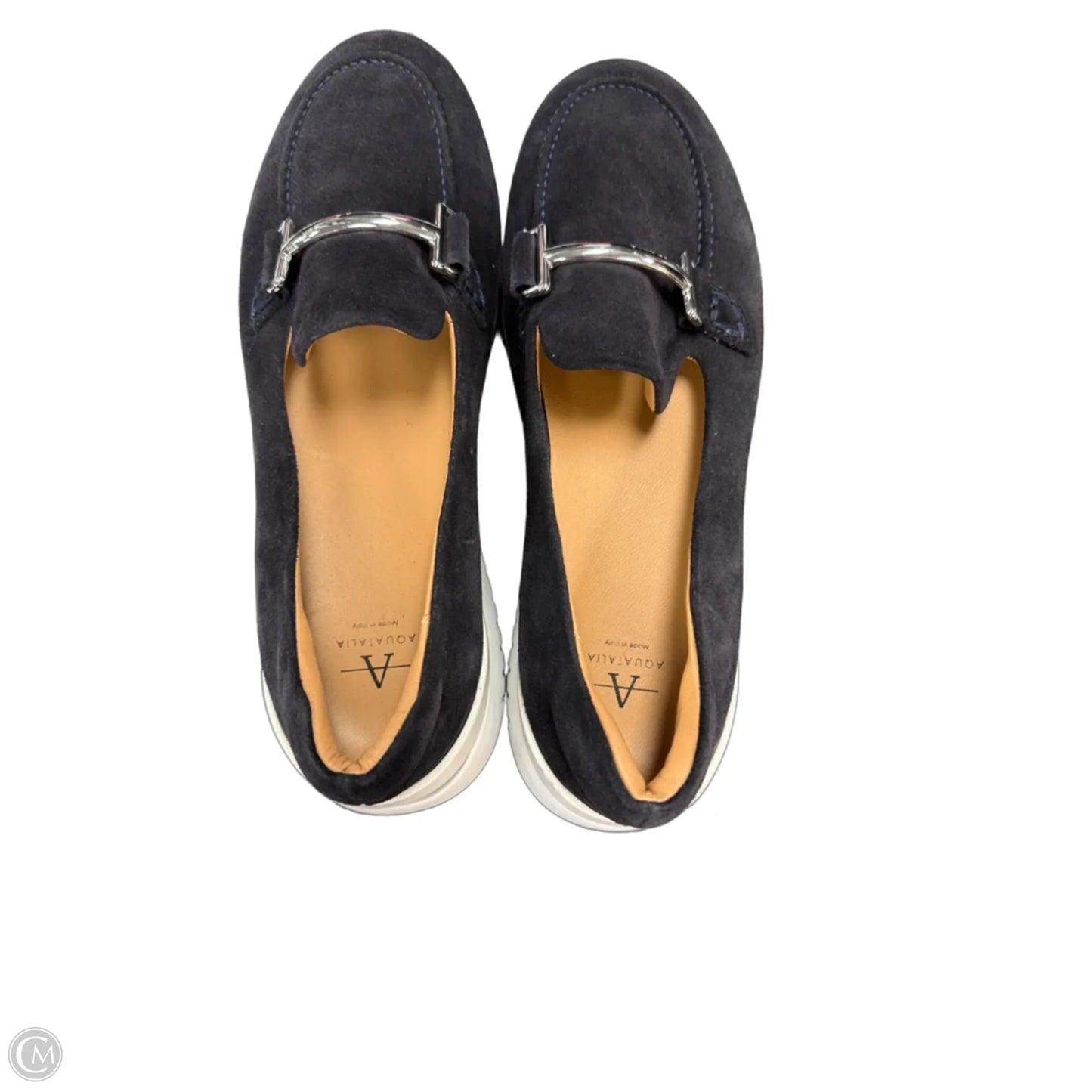 Shoes Flats By Aquatalia In Navy, Size: 9