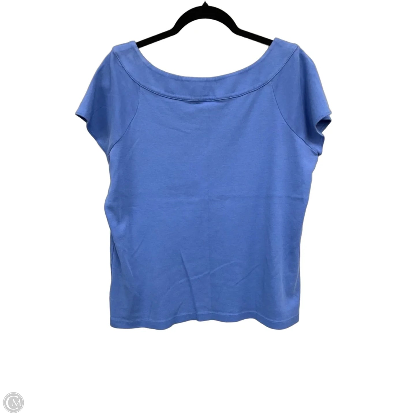 Top Short Sleeve By Rafaella In Blue, Size: Xl