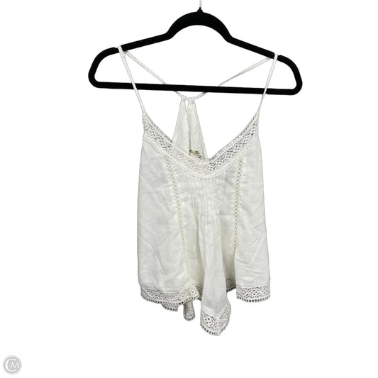 Top Sleeveless By Miss Me In White, Size: S