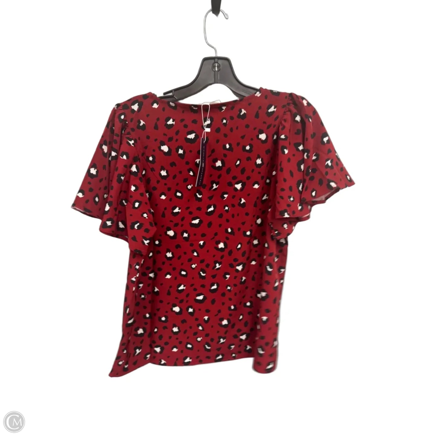 Top Short Sleeve By Michelle Mcdowell In Red, Size: S