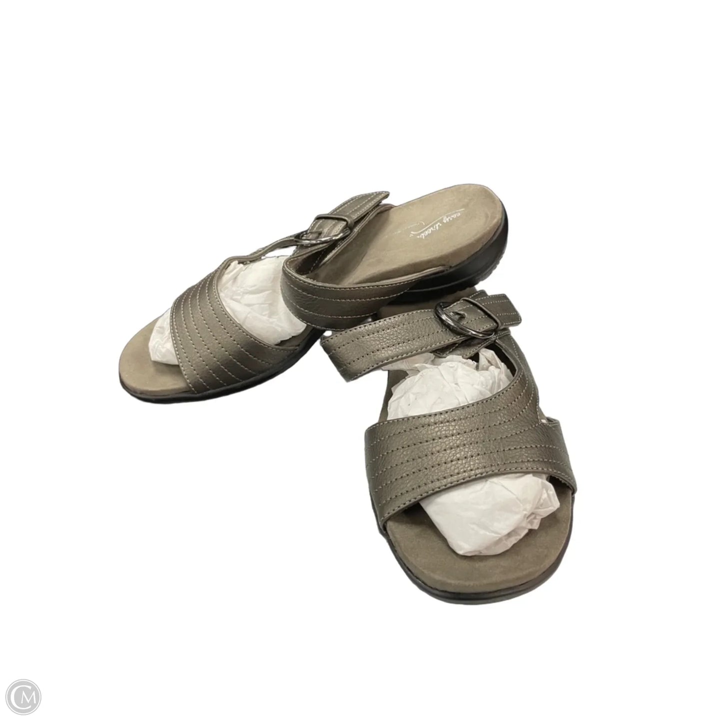 Sandals Flats By Easy Street In Brown, Size: 7.5