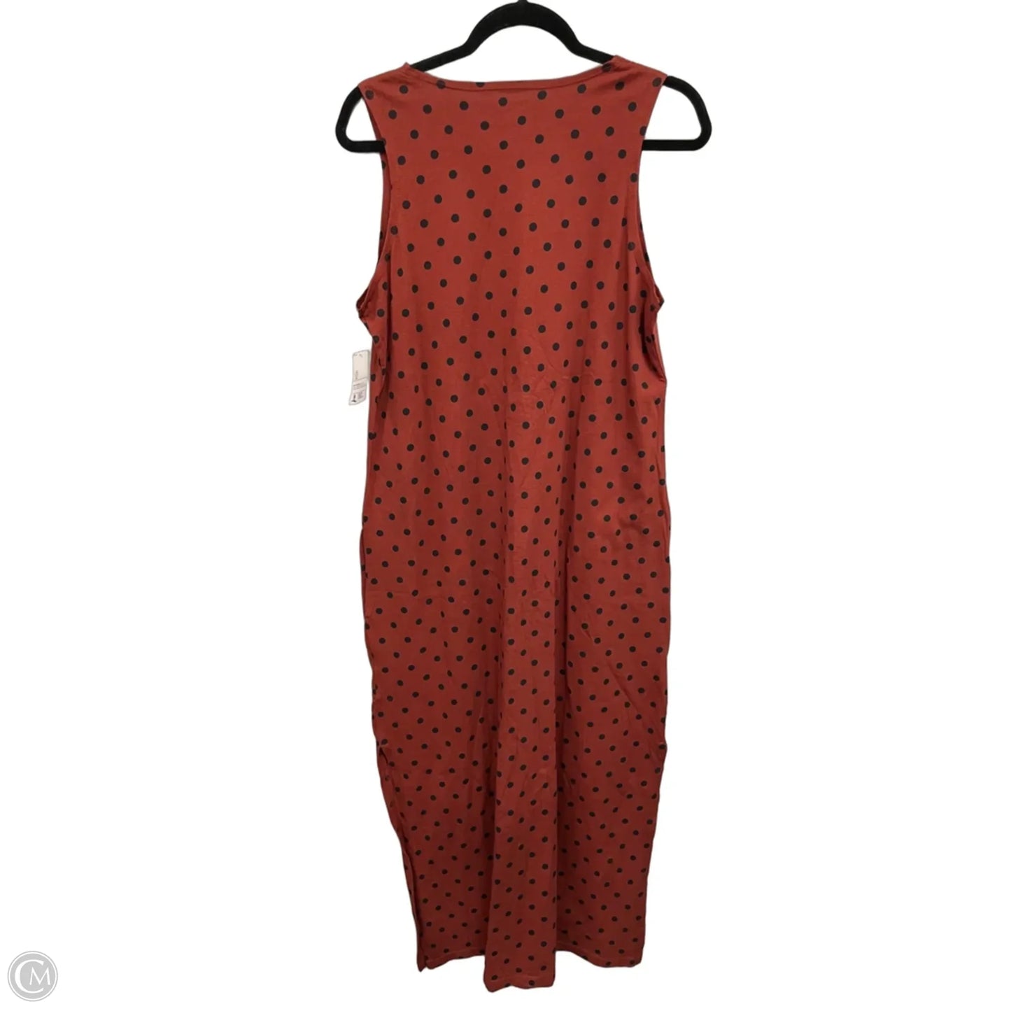 Dress Casual Maxi By Lands End In Bronze, Size: M