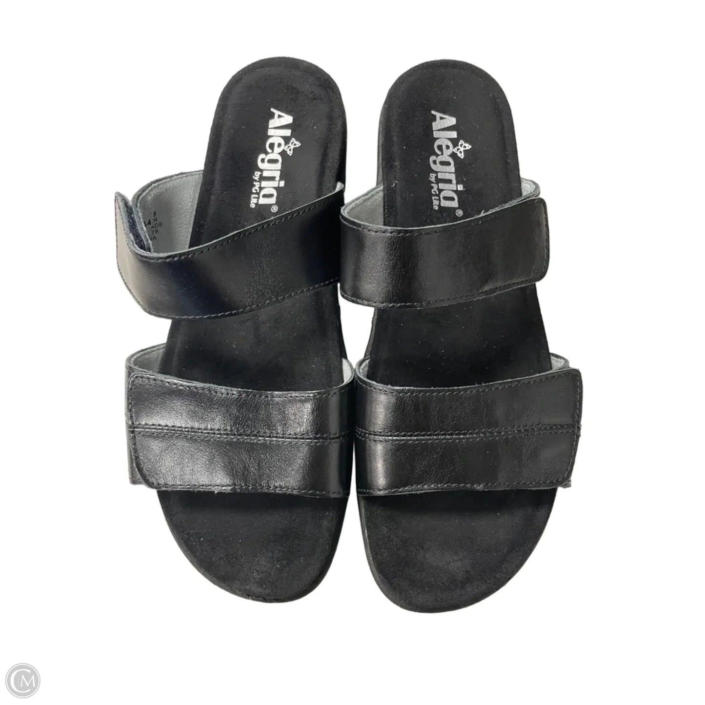 Sandals Heels Platform By Alegria In Black, Size: 8.5
