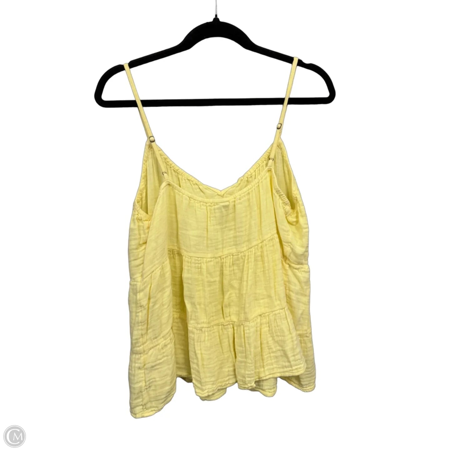 Top Sleeveless By Old Navy In Yellow, Size: L