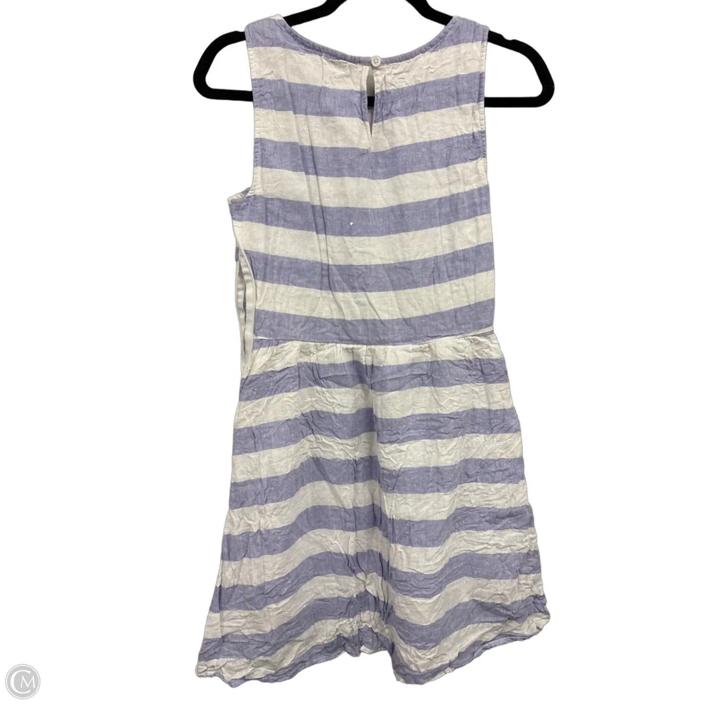 Dress Casual Short By Beachlunchlounge In Purple & White, Size: Sp