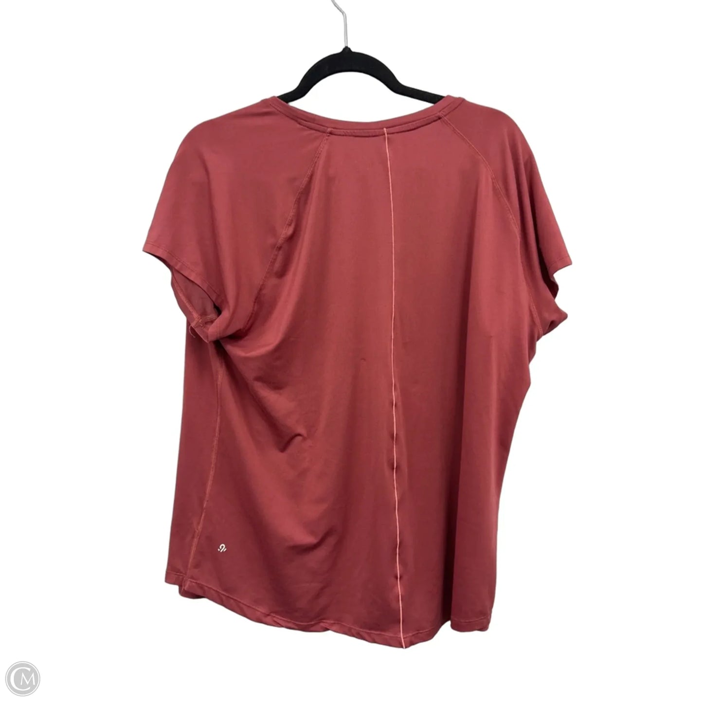 Athletic Top Short Sleeve By Champion In Red, Size: Xl