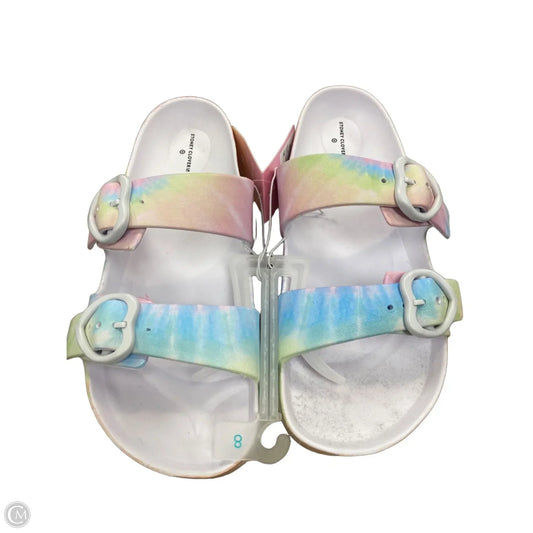 Sandals Flats By Stoney Clover Lane In Multi-colored, Size: 8