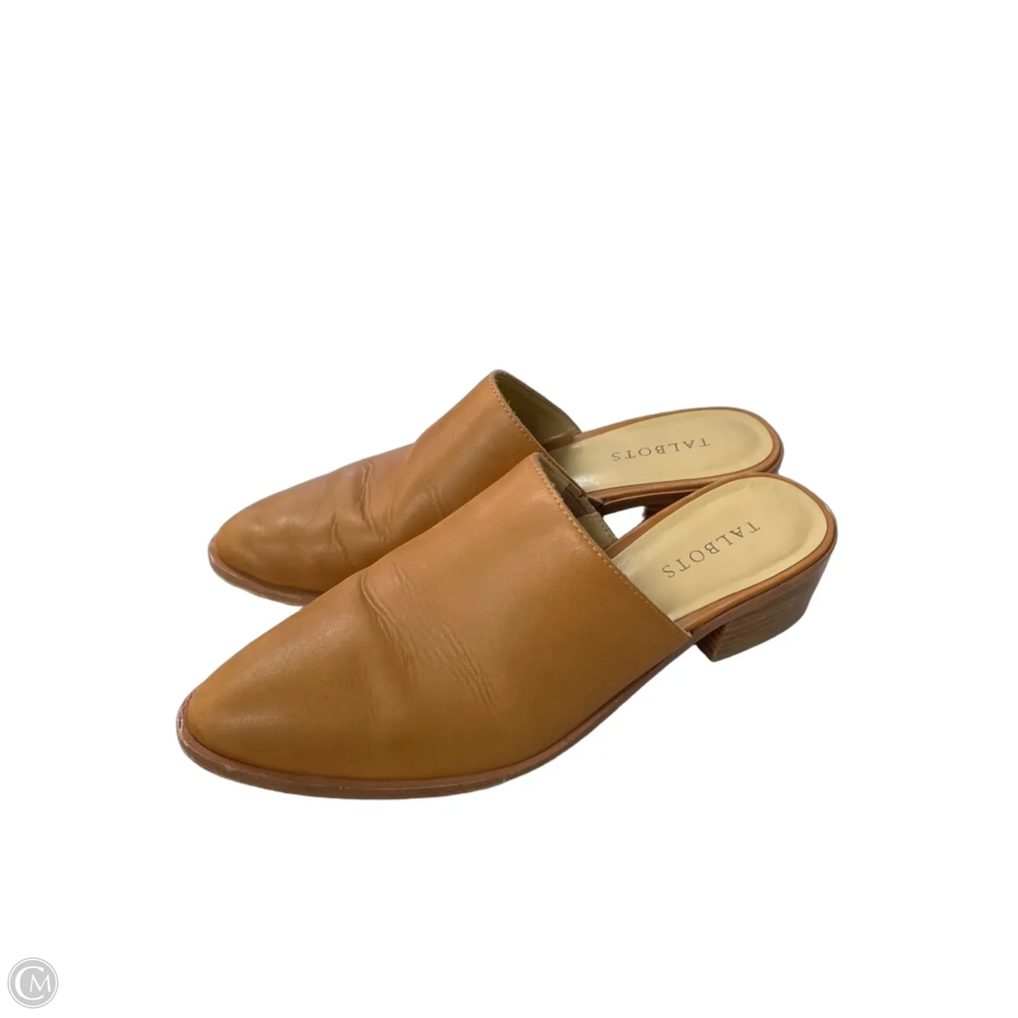Shoes Heels Block By Talbots In Tan, Size: 9.5