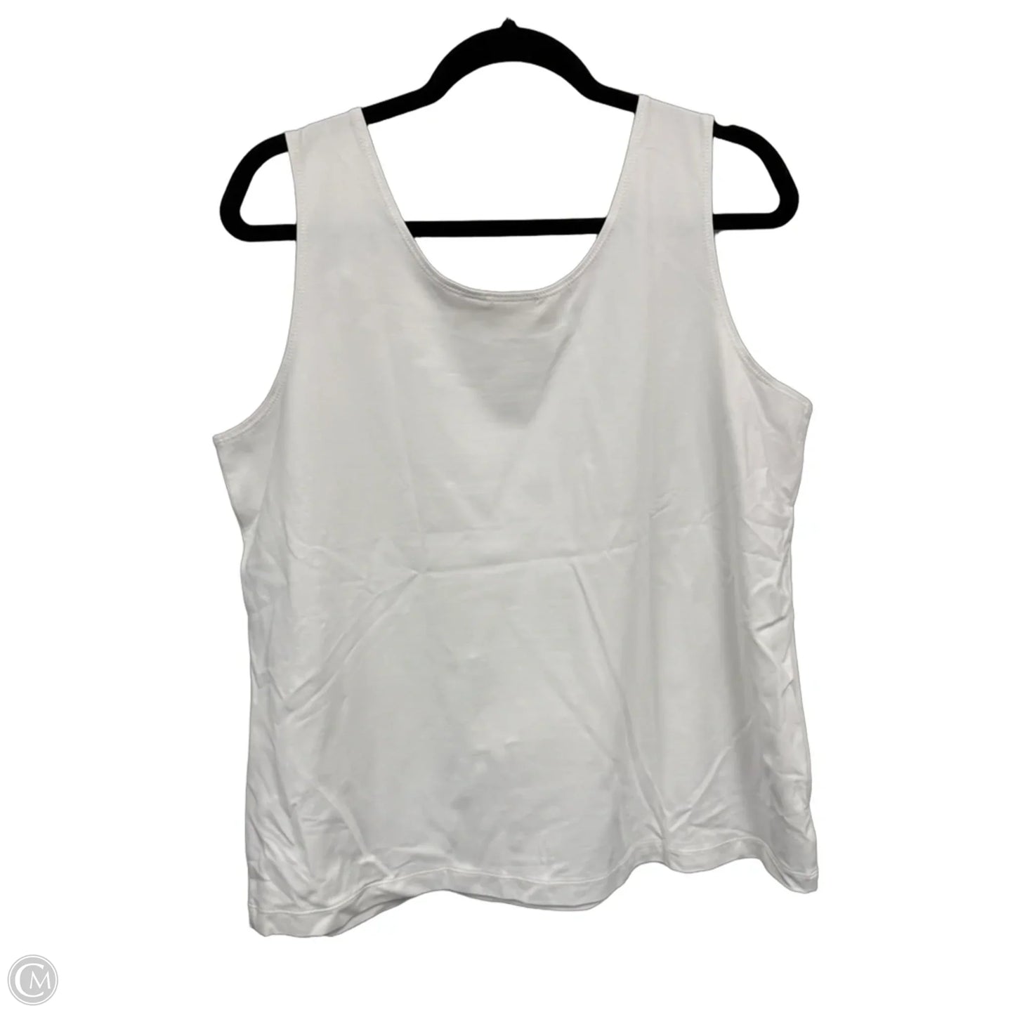 Top Sleeveless By Chicos In White, Size: Xl