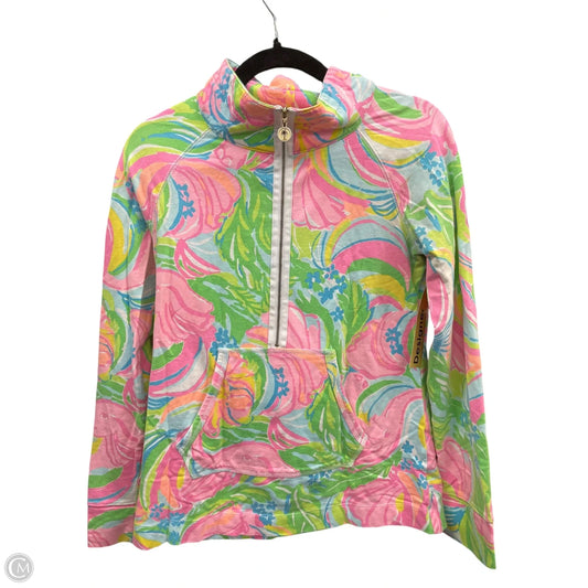 Jacket Designer By Lilly Pulitzer In Green & Pink, Size: S